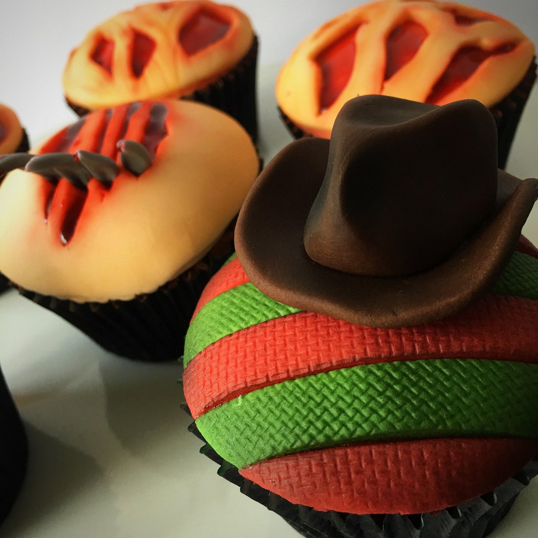 A Nightmare on Elm Street cupcakes