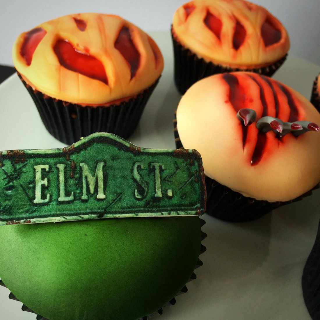 A Nightmare on Elm Street cupcakes