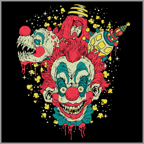 FRIGHT RAGS: Killer Klowns From Outer Space T-Shirt