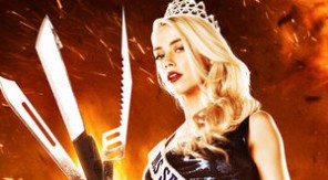 amber heard as ms san antonio machete kills poster