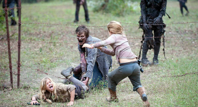 the walking dead - lizzie and mica