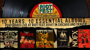 riot fest 10 essential albums poster