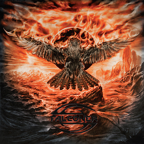 falconer - black moon rising album cover