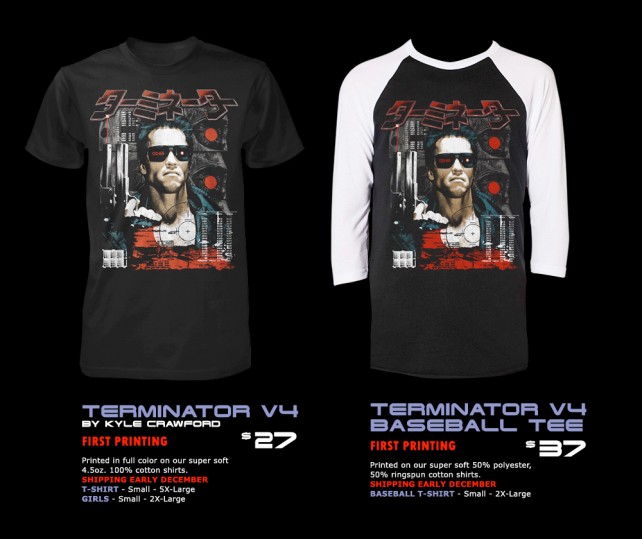 The Terminator 30th Anniversary Shirts & Mask