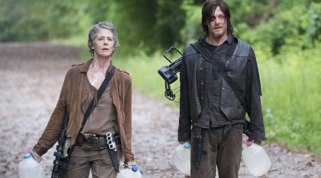 the walking dead, season 5, episode 2 photos - daryl and carol