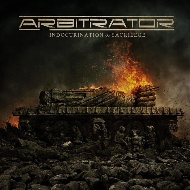 arbitrator - indoctrination of sacrilege - album cover