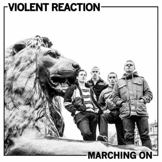 violent reaction - marching on - album cover