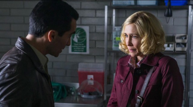 bates motel - season 3 - romero and norma at morgue