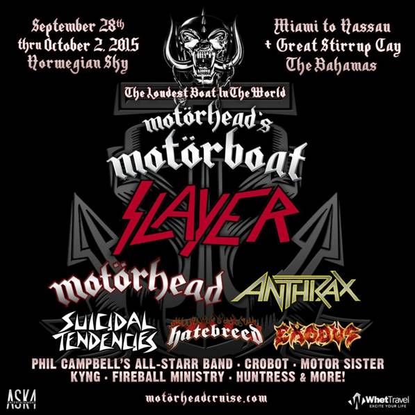 motorhead motorboad tour poster