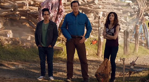 ash vs evil dead cast featurette